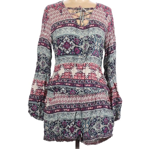 PJ Salvage Lounge Romper Medium NWT * - Picture 1 of 3